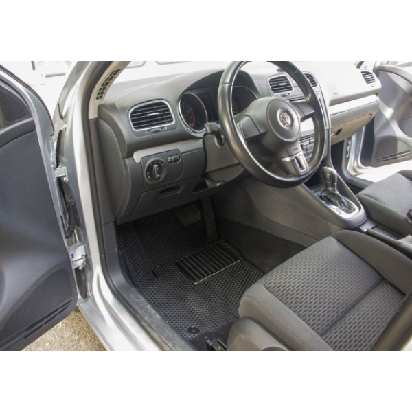 Фото - Коврики из экокожи в салон авто передние EVAtech для Golf (VI) AT Volkswagen 2009-2012 6 поколение Combi EU (VW31373A2AV4BBB)