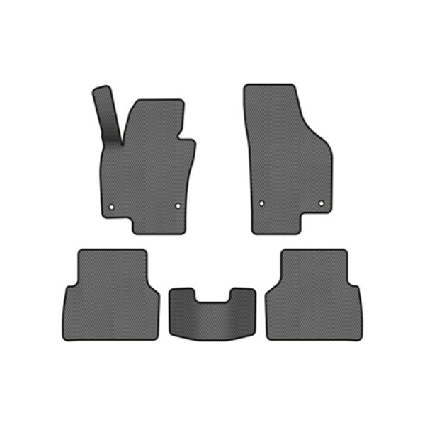 Фото - EVA коврики в салон авто EVAtech для Tiguan (NF) AT Volkswagen 2007-2018 1 поколение SUV USA (VW32480CL5AV4RGB)