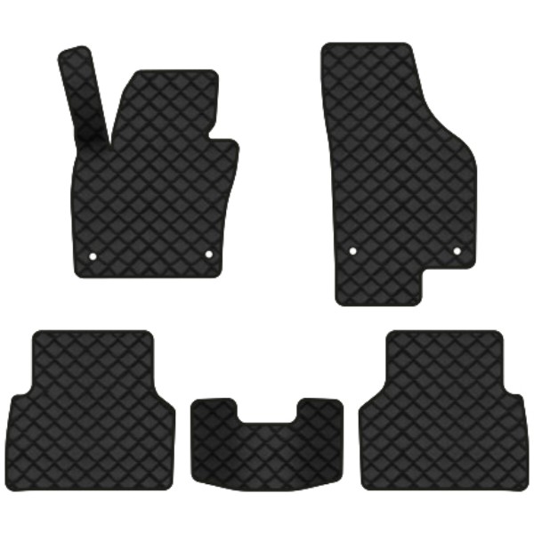Фото - Коврики из экокожи в салон авто EVAtech ECO для Tiguan (NF) AT Volkswagen 2007-2018 1 поколение SUV USA VW32480CRG5AV4BBLB