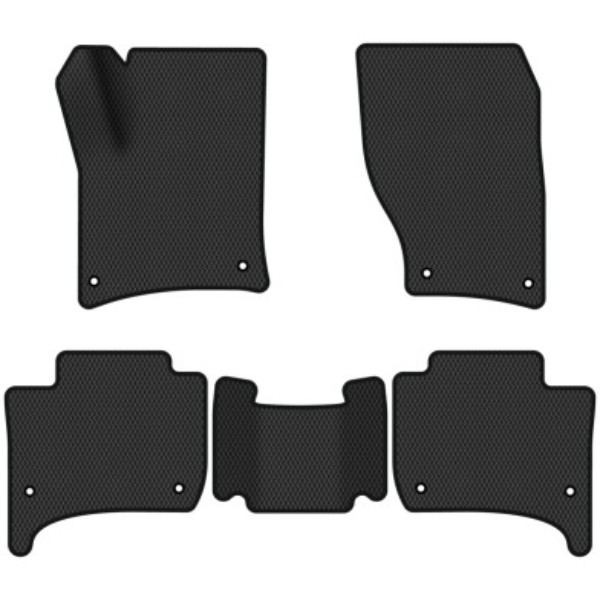 Фото - EVA коврики в салон авто EVAtech для Touareg (7P) (2-zone climate control) Volkswagen 2010-2014 2 поколение SUV EU VW32527CD5TL8RBB