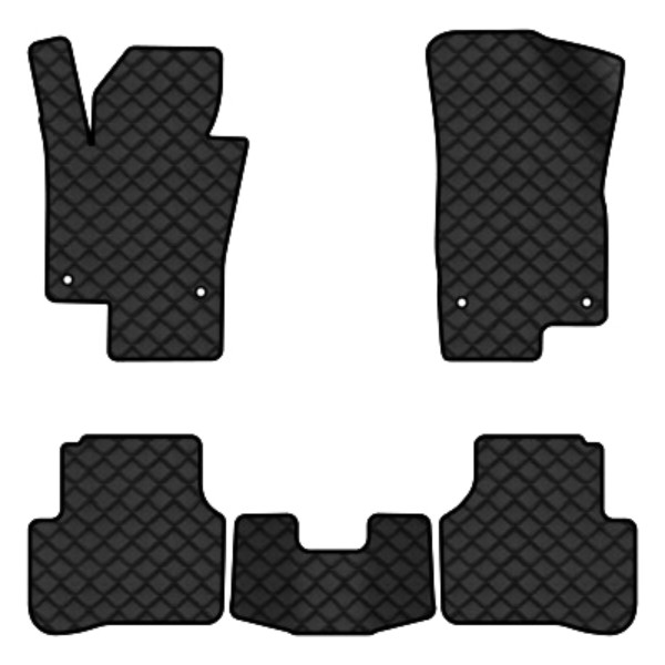 Фото - Килимки з екошкіри в салон авто EVAtech ECO для Passat (B6) (with armrest) Volkswagen 2005-2010 6 покоління Combi EU VW3263CH5AV4BBB
