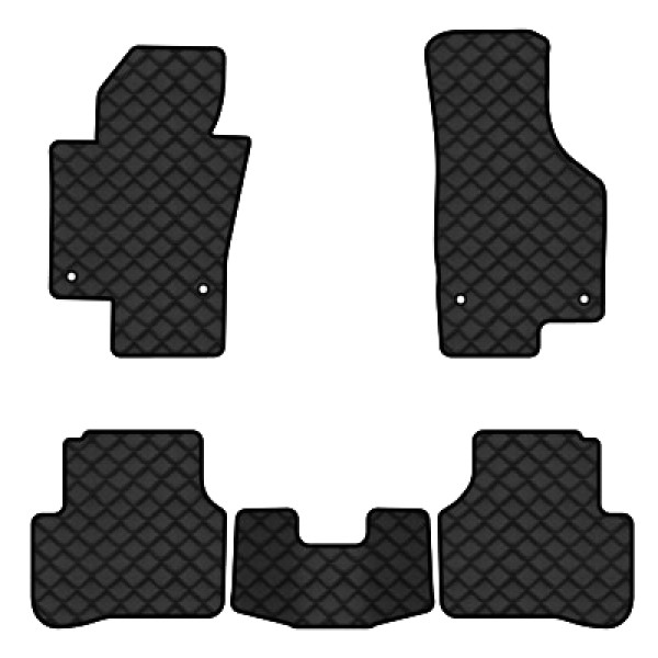 Фото - Коврики из экокожи в салон авто EVAtech ECO для Passat (B6) (with armrest) Volkswagen 2005-2010 6 поколение Combi EU VW3263CM5AV4BBB