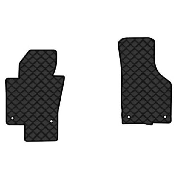 Фото - Килимки з екошкіри в салон авто передні EVAtech ECO для Passat (B6) (with armrest) Volkswagen 2005-2010 6 покоління Sedan EU VW3264AZ2AV4BBB