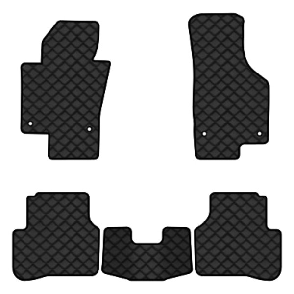 Фото - Коврики из экокожи в салон авто EVAtech ECO для Passat (B6) (with armrest) Volkswagen 2005-2010 6 поколение Sedan EU VW3264CM5AV4BBB