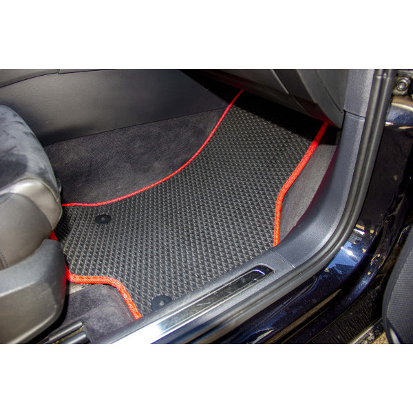 Фото - Килимки з екошкіри в салон авто передні EVAtech ECO для Passat (B8) Volkswagen 2014-2019 8 покоління Sedan EU VW3265AG2AV4BBLB