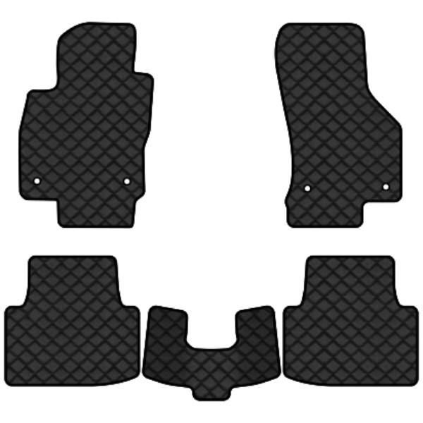 Фото - Коврики из экокожи в салон авто EVAtech ECO для Passat (B8) Volkswagen 2014-2019 8 поколение Sedan EU VW3265CG5AV4BBLB