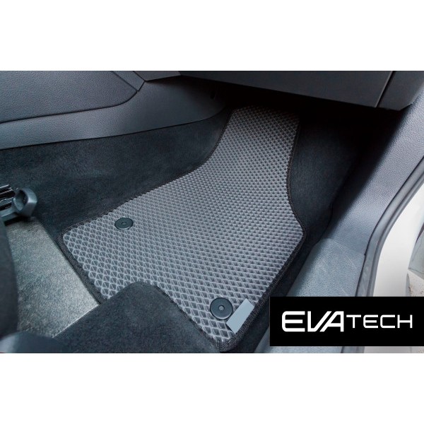 Фото - Килимки з екошкіри в салон авто передні EVAtech для Jetta (VI) AT Volkswagen 2010-2018 6 покоління Sedan EU (VW3288AV2AV4BBB)