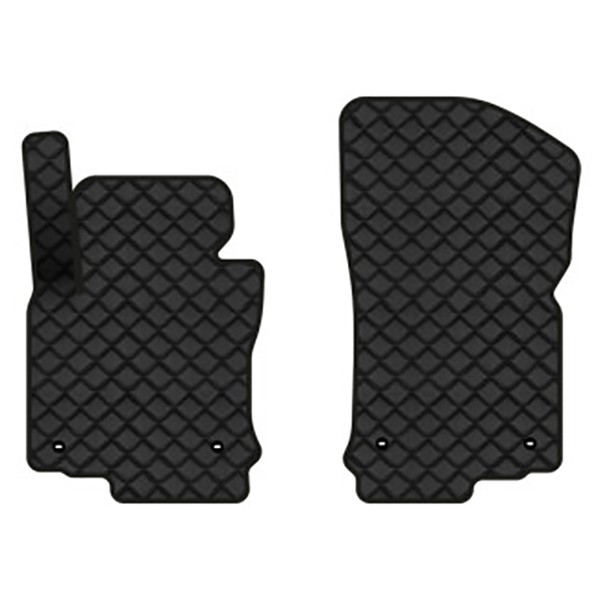 Фото - Коврики из экокожи в салон авто передние EVAtech для Golf (V) MT 3-doors Volkswagen 2003-2009 5 поколение Htb EU (VW33072A2TL4BBB)
