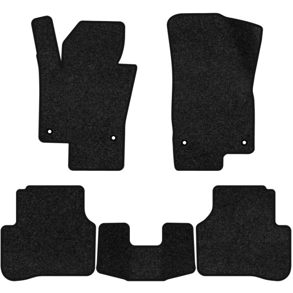 Фото - Килимки ворсові в салон авто EVAtech Premium для Volkswagen Passat (B6) (without armrest) 2005-2010 6 покоління Combi EU чорний кант (VW33530CH5TL4VPB)