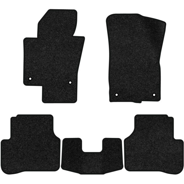 Фото - Килимки ворсові в салон авто EVAtech Premium для Volkswagen Passat (B6) (without armrest) 2005-2010 6 покоління Combi EU чорний кант (VW33530CW5TL4VPB)