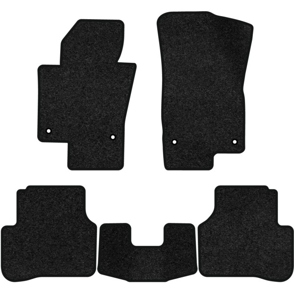 Фото - Коврики ворсовые в салон авто EVAtech Premium для Volkswagen Passat (B6) (without armrest) 2005-2010 6 поколение Sedan EU черный кант (VW33532CJ5AV4VPB)