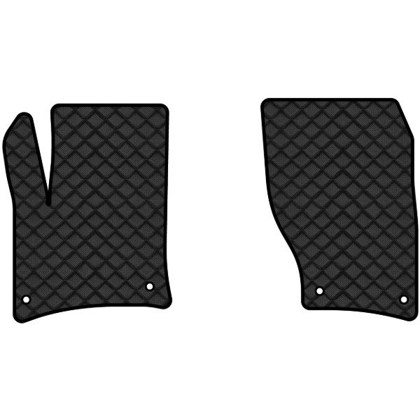 Фото - Коврики из экокожи в салон авто передние EVAtech ECO для Touareg (7P) (2-zone climate control) Volkswagen 2010-2014 2 поколение SUV EU VW3402A2AV4BBLB