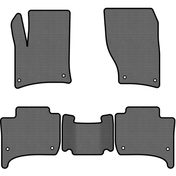 Фото - EVA коврики в салон авто EVAtech для Touareg (7P) (2-zone climate control) Volkswagen 2010-2014 2 поколение SUV EU VW3402C5AV8SGB