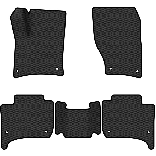 Фото - EVA килимки в салон авто EVAtech для Touareg (7P) (2-zone climate control) Volkswagen 2010-2014 2 покоління SUV EU VW3402CD5AV8RBB