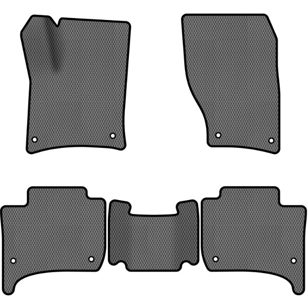 Фото - EVA коврики в салон авто EVAtech для Touareg (7P) (2-zone climate control) Volkswagen 2010-2014 2 поколение SUV EU VW3402CD5AV8RGB
