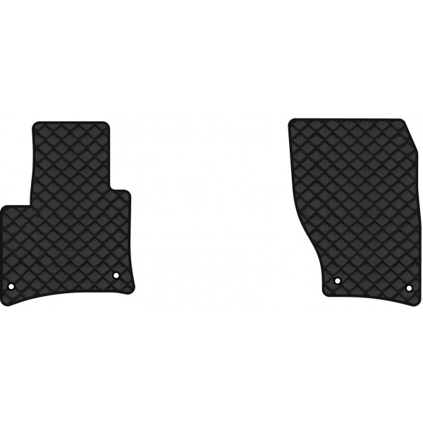 Фото - Килимки з екошкіри в салон авто передні EVAtech ECO для Touareg (7P) Restyling (2-zone climate control) Volkswagen 2014-2018 2 покоління SUV VW3590ASP2AV4BBLB