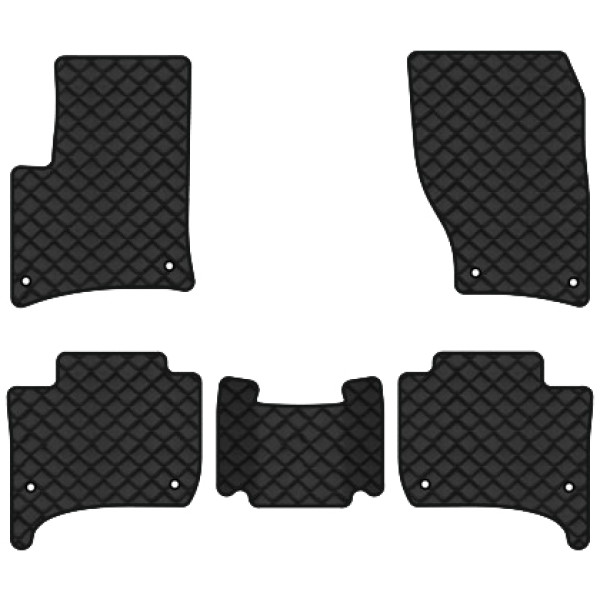 Фото - Килимки з екошкіри в салон авто EVAtech ECO для Touareg (7P) Restyling (2-zone climate control) Volkswagen 2014-2018 2 покоління SUV EU VW3590CB5AV8BBLB