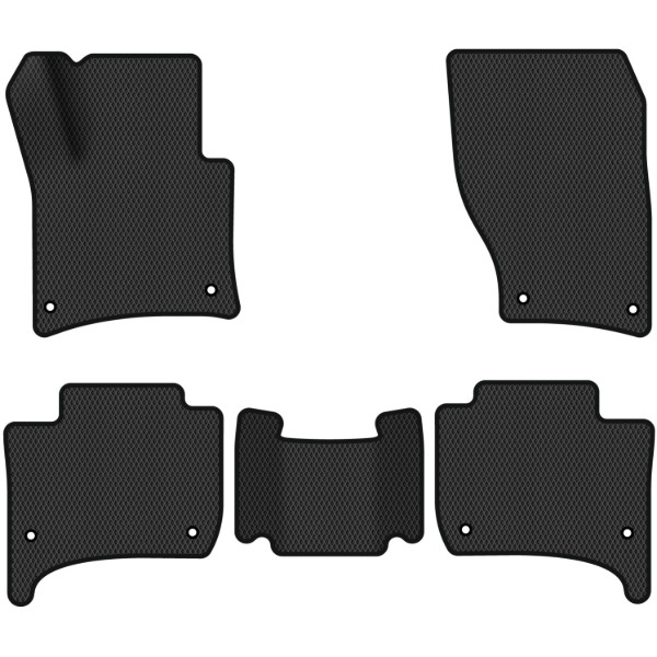 Фото - EVA коврики в салон авто EVAtech для Touareg (7P) Restyling (2-zone climate control) Volkswagen 2014-2018 2 поколение SUV EU VW3590CDP5AV8RBB