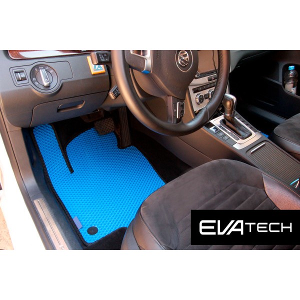 Фото - Коврики из экокожи в салон авто передние EVAtech для Passat (B7) Volkswagen 2010-2014 7 поколение Sedan EU (VW3694AA2AV4BBB)