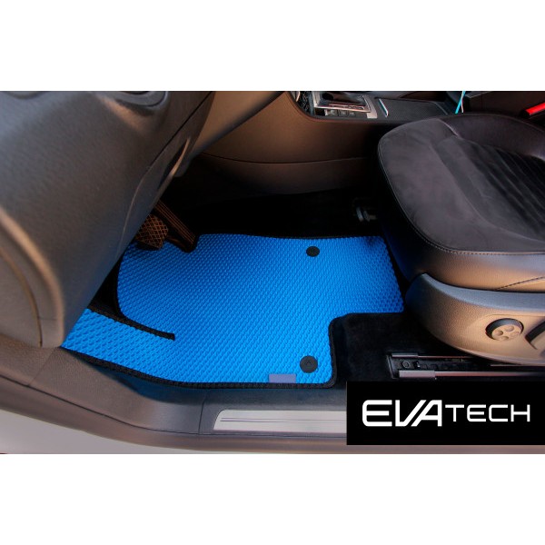 Фото - Коврики из экокожи в салон авто передние EVAtech для Passat (B7) Volkswagen 2010-2014 7 поколение Sedan EU (VW3694AA2AV4BBB)