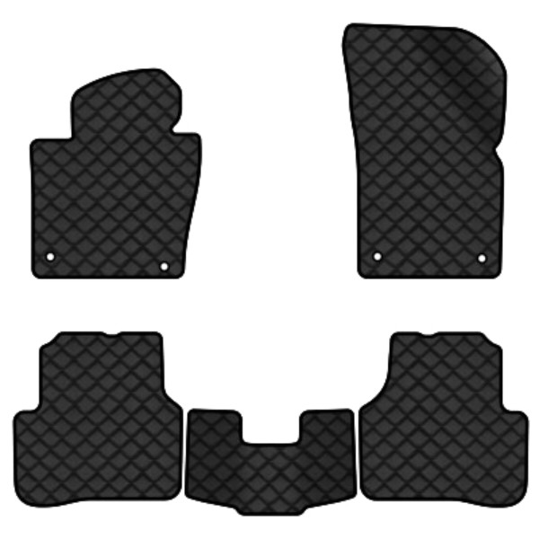 Фото - Коврики из экокожи в салон авто EVAtech ECO для Passat (B7) Volkswagen 2010-2014 7 поколение Combi EU VW3695CP5AV4BBB