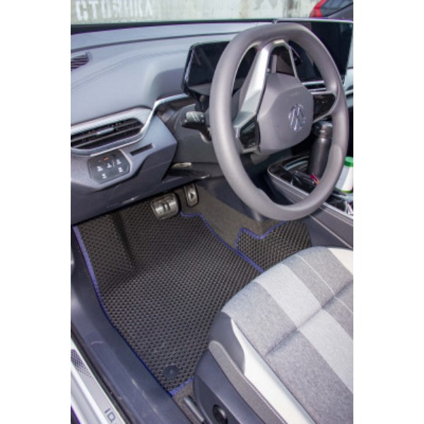 Фото - Килимки з екошкіри в салон авто передні EVAtech ECO для ID.4 Pure Volkswagen 2020 1 покоління SUV EU VW42655AD3AV4BBB