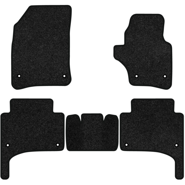 Фото - Килимки ворсові в салон авто EVAtech Premium для Volkswagen Touareg (7L) (Right-hand Drive) Restyling 2006-2010 1 покоління SUV EU чорний кант (VW43103CG5TL8VPB)