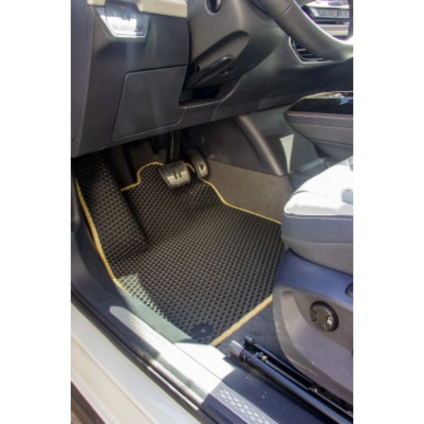 Фото - Килимки з екошкіри в салон авто передні EVAtech для ID.6 Crozz 7 seats Volkswagen 2021 1 покоління SUV China (VW43334AD2AV4BBLB)