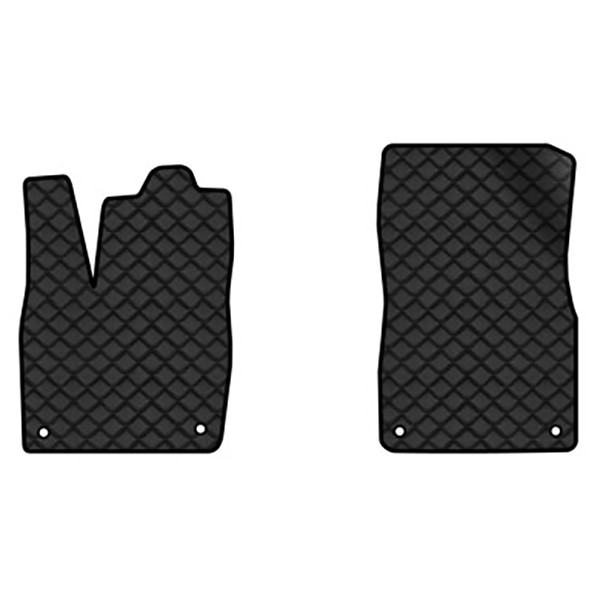 Фото - Коврики из экокожи в салон авто передние EVAtech для ID.6 Crozz 7 seats Volkswagen 2021 1 поколение SUV China (VW43334A2AV4BBLB)