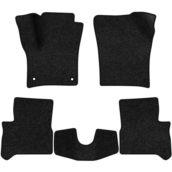 Фото - Килимки ворсові в салон авто EVAtech Premium для Volkswagen Up 5-doors 2011 1 покоління Htb EU чорний кант (VW43749CD5AV2VPB)