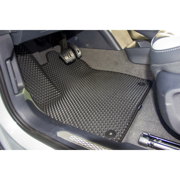 Фото - Килимки з екошкіри в салон авто передні EVAtech для ID.6 Crozz PRO 6 seats Volkswagen 2021 1 покоління SUV China (VW43842AD2AV4BBLB)