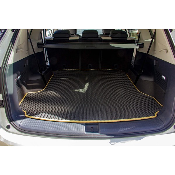 Фото - Коврик из экокожи в багажник авто EVAtech для ID.6 Crozz PRO 7 seats Volkswagen 2021 1 поколение SUV China (VW43843BO1BBLB)