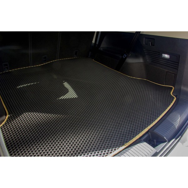 Фото - Коврик из экокожи в багажник авто EVAtech для ID.6 Crozz PRO 7 seats Volkswagen 2021 1 поколение SUV China (VW43843BO1BBLB)