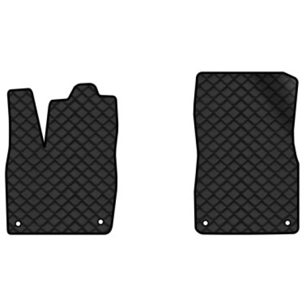 Фото - Коврики из экокожи в салон авто передние EVAtech для ID.6 Crozz PRO 7 seats Volkswagen 2021 1 поколение SUV China (VW43843A2AV4BBLB)