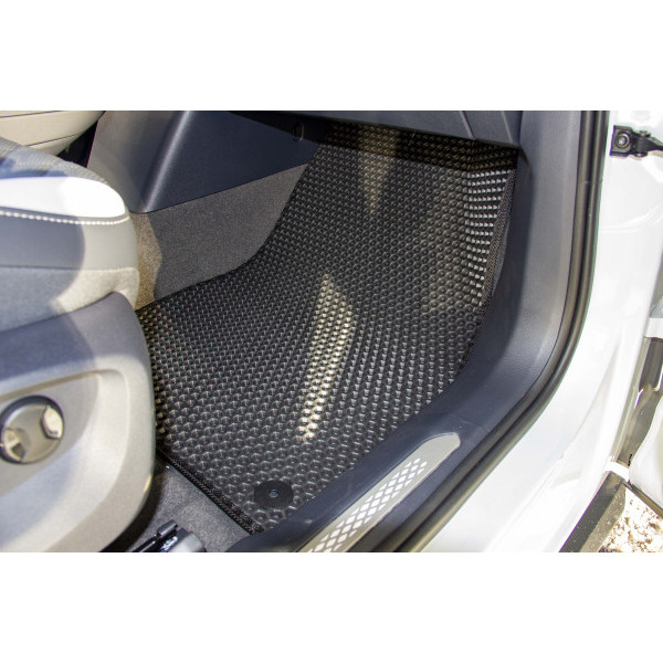 Фото - Коврики из экокожи в салон авто передние EVAtech для ID.6 Crozz PRO 7 seats Volkswagen 2021 1 поколение SUV China (VW43843A2AV4BBLB)