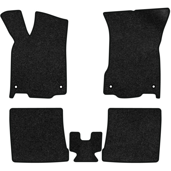 Фото - Килимки ворсові в салон авто EVAtech Premium для Volkswagen Polo (III) 5-doors 1994-2001 3 покоління Htb EU чорний кант (VW44220C5AV4VPB)