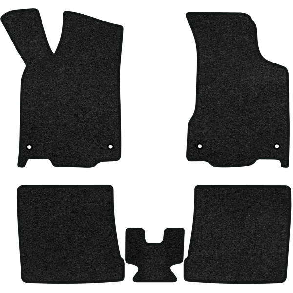 Фото - Килимки ворсові в салон авто EVAtech Premium для Volkswagen Polo (III) 5-doors 1994-2001 3 покоління Htb EU чорний кант (VW44220CV5AV4VPB)