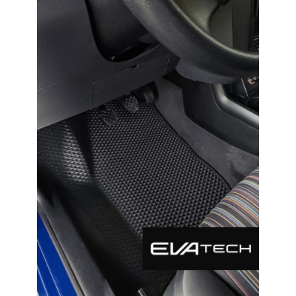 Фото - Коврики ворсовые в салон авто EVAtech Premium для Volkswagen Fox 2003 1 поколение Htb EU черный кант (VW11808AD2VPB)