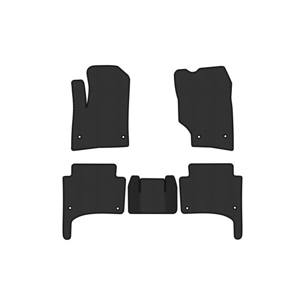 Фото - Коврики из экокожи в салон авто EVAtech ECO для Touareg (7L) Restyling Volkswagen 2006-2010 1 поколение SUV EU (VW11897C5AV8BBB)