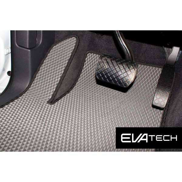 Фото - Килимки з екошкіри в салон авто EVAtech ECO для Touareg (7P) (2-zone climate control) Volkswagen 2010-2014 2 покоління SUV EU VW3402C5AV8BBLB