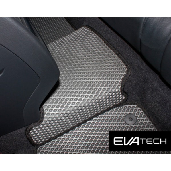 Фото - Коврики из экокожи в салон авто EVAtech ECO для Touareg (7P) Restyling (2-zone climate control) Volkswagen 2014-2018 2 поколение SUV EU VW3590CD5AV8BBLB