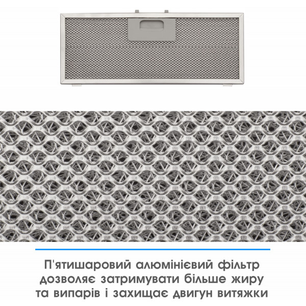 Фото - Вытяжка встраиваемая ELEYUS URBAN 960 LED 52 BL