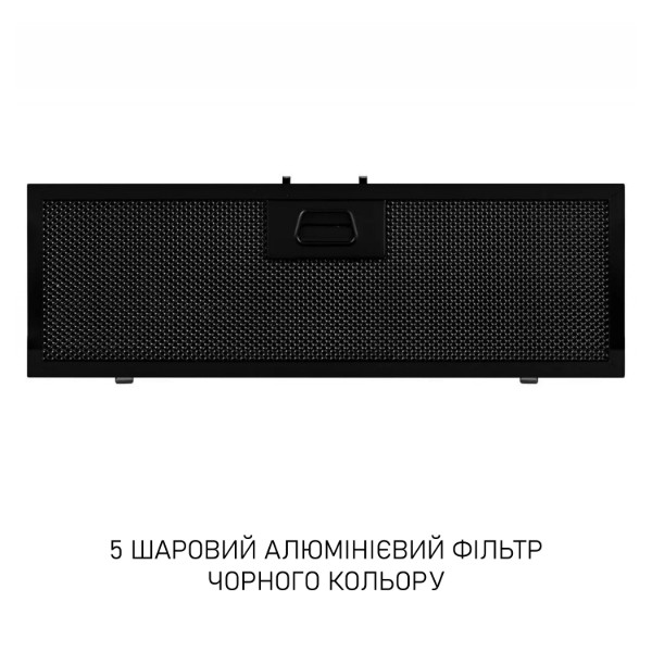 Фото - Витяжка вбудована Minola HBI 6473 BL GLASS 800 LED Line