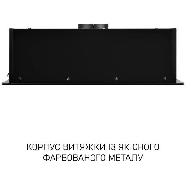 Фото - Витяжка вбудована Minola HBI 6473 BL GLASS 800 LED Line