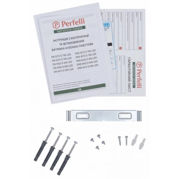 Фото - Вытяжка декоративная Perfelli DNS 5272 D 700 BL LED