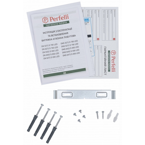 Фото - Уценка - Вытяжка декоративная Perfelli DNS 6472 D 850 BL LED