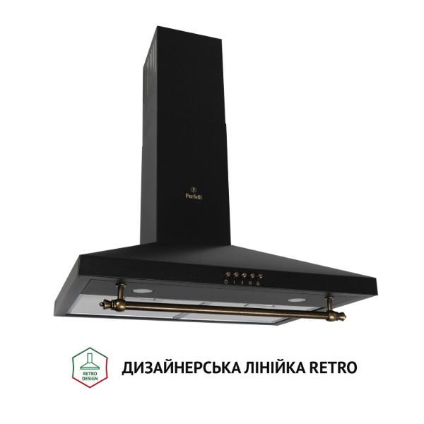 Фото - Витяжка декоративна Perfelli K 62320 BL 700 LED RETRO