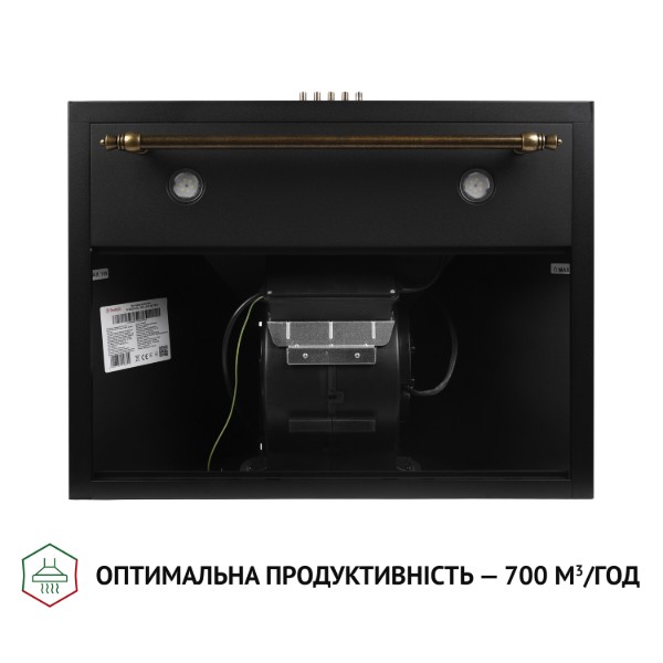 Фото - Витяжка декоративна Perfelli K 62320 BL 700 LED RETRO