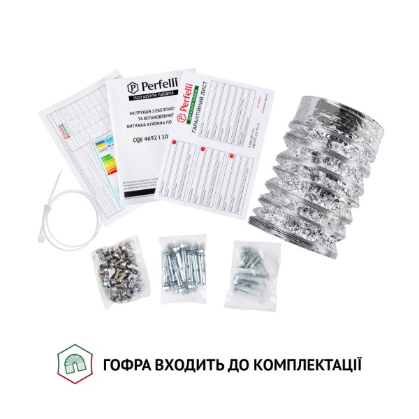 Фото - Вытяжка декоративная Perfelli CQE 4692 I 1000 LED