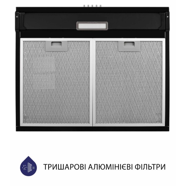 Фото - Витяжка традиційна Minola HPL 617 BL